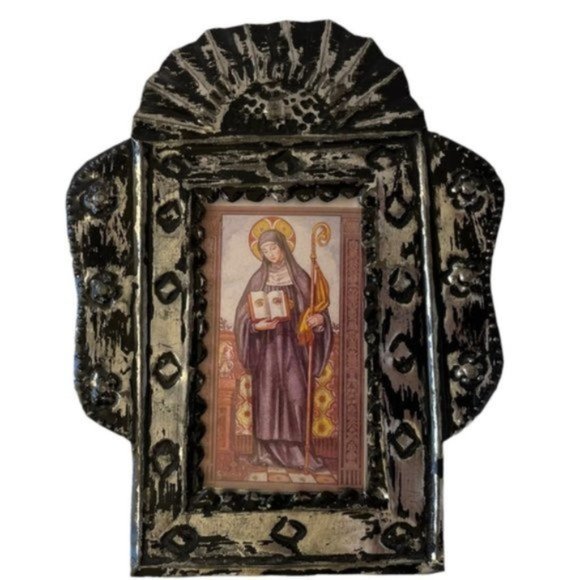 Wall Decor Mexican Tin Folk Art Frame 7x 55 Poshmark